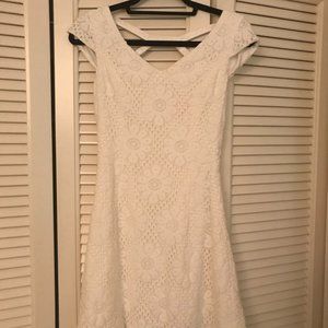 Lily Pulitzer Vintage White Summer Dress  Size 00